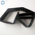 Heat Shrink Wrap Tubing for Rod Grips (39'' Black, Flat Width 57mm)