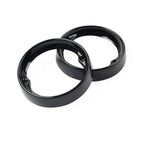 1 Pair Turn Signal Bezels for Harley Road King/Glide/Electra Glide (Black)