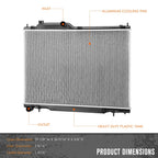 OE Style Aluminum Core Radiator for Subaru Ascent (2019–2024) DPI-13824