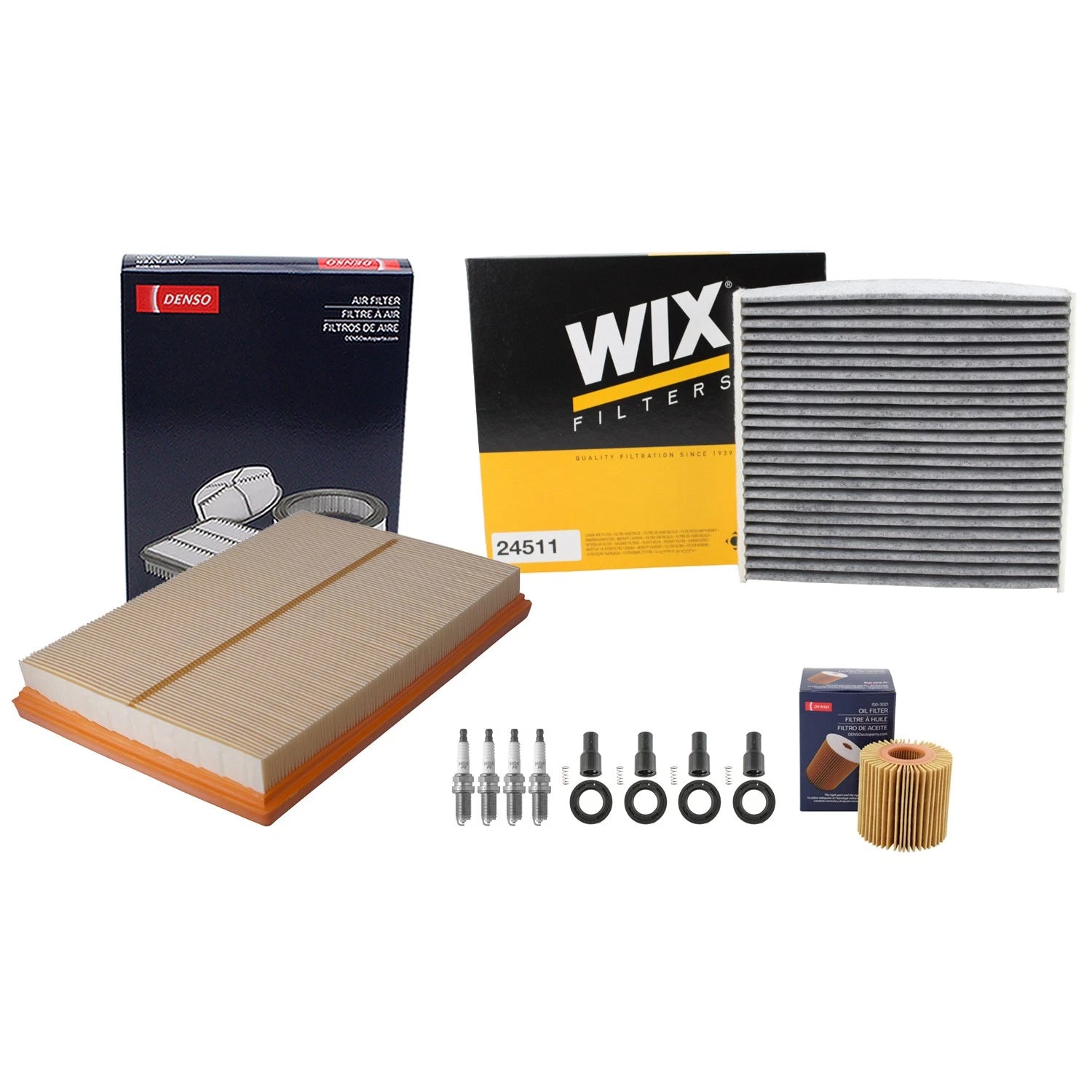 Tune Up Kit with NGK Spark Plugs & Boots for Toyota RAV4 (2006–2012)