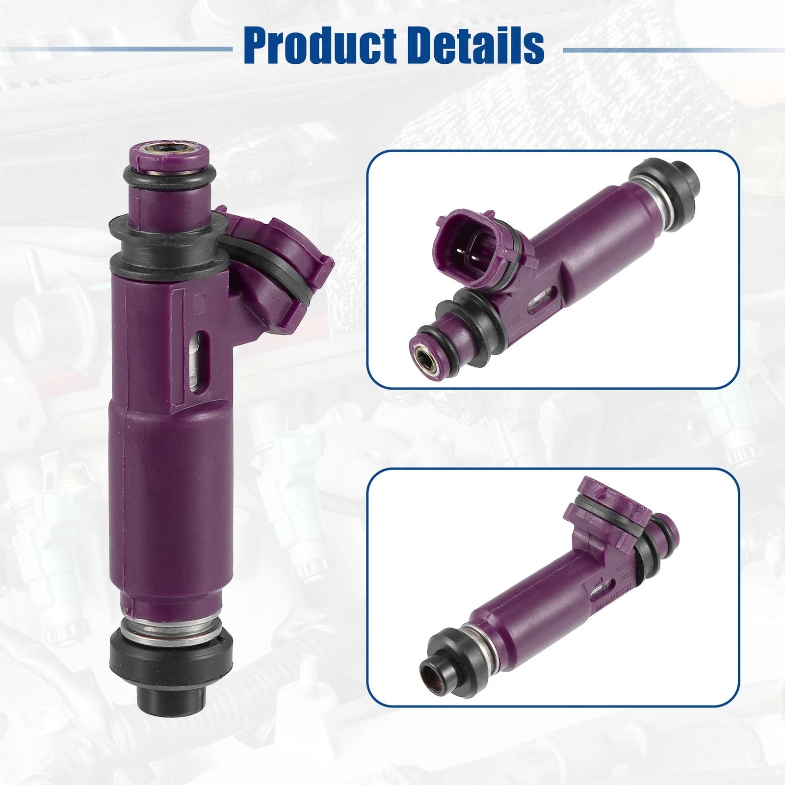 Set of 4 Fuel Injector Nozzles for Mazda Miata 1.8L L4 (1990–1997)