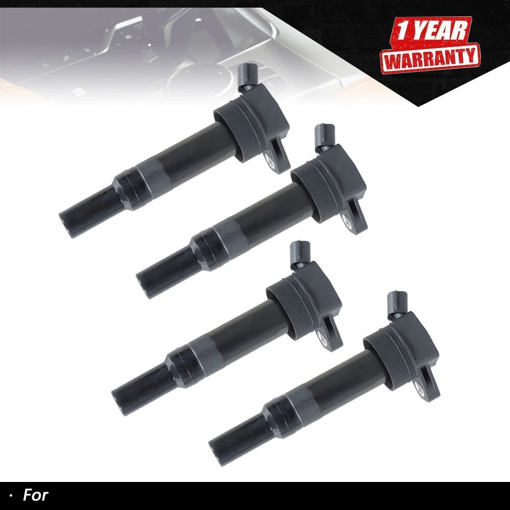 Set of 4 Ignition Coils for Kia Soul (2012-2018)