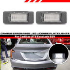 LED License Plate Light for Cadillac ATS Escalade ESV Chevy Malibu (2013–2019)