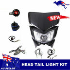 Headlight Kit for Atomik Pitpro DHZ TDR Dirt Pit Bike (Rego REG Rec)