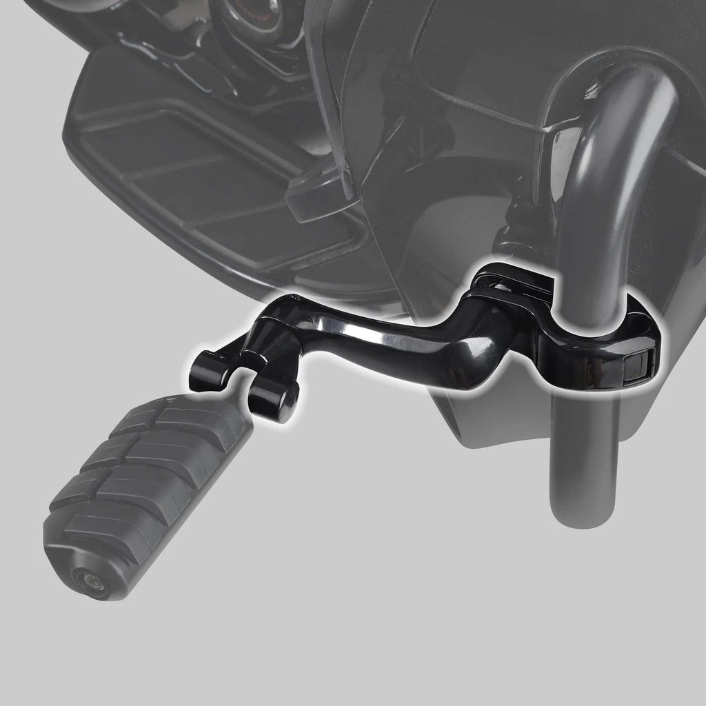 360 Adjustable Highway Foot Peg Mounting for Harley (Fits 1.25" 32mm Engine Guard)