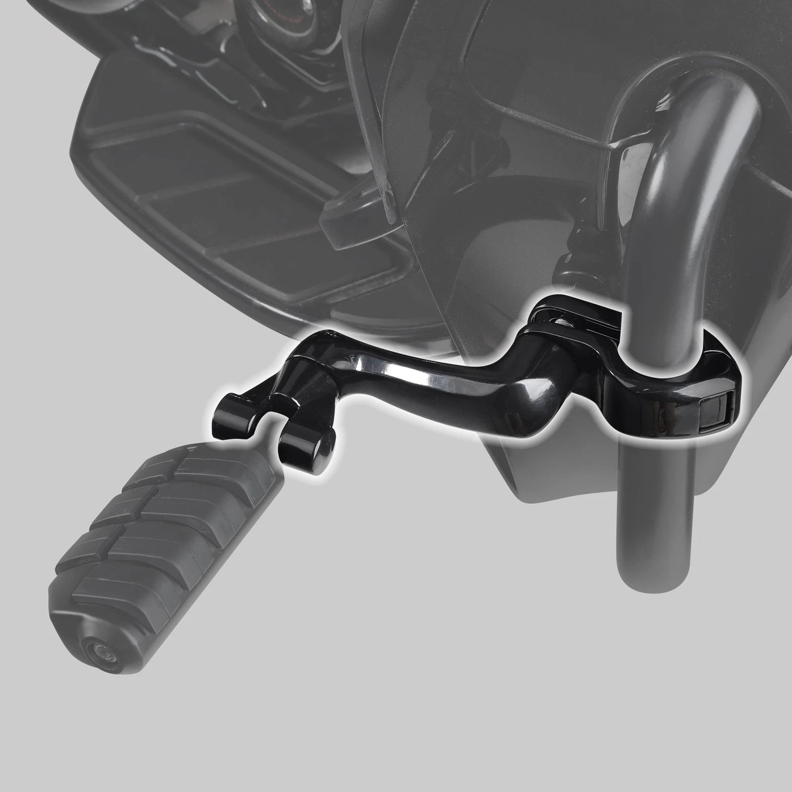 360 Adjustable Highway Foot Peg Mounting for Harley (Fits 1.25" 32mm Engine Guard)