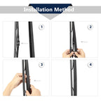 Set of 2 Rear Windshield Wiper Blade Arms for Audi A3 (2003–2013) 430mm