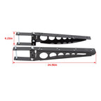 Set of 2 Rear Bumper Mounting Cargo Carrier Support Arms for RV
