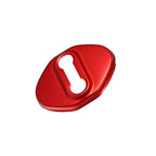 Set of 4 Door Lock Latch Covers for Ford Focus (2019–2021) Red