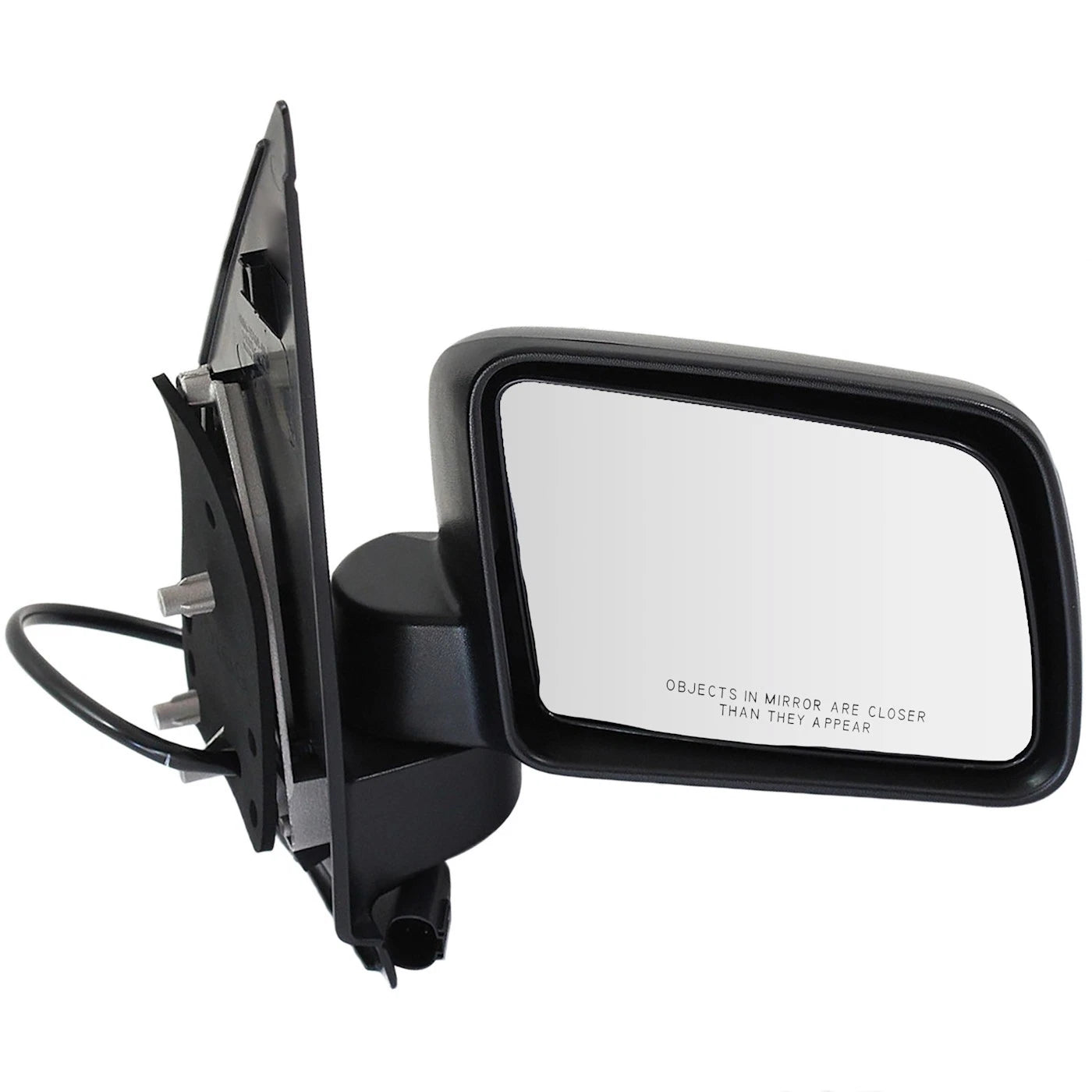 Right Side Power Mirror for Ford Transit Connect (2010–2011) Heated Black