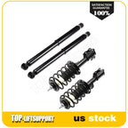 Set of 4 Complete Struts and Shocks for Toyota Prius C (2012–2016)