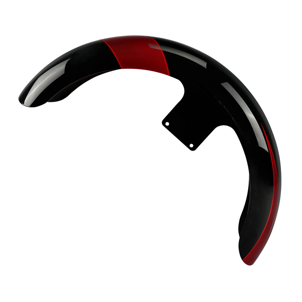 21" Front Fender for Harley Road Glide (1997–2013) Starfire Black/Atomic Red