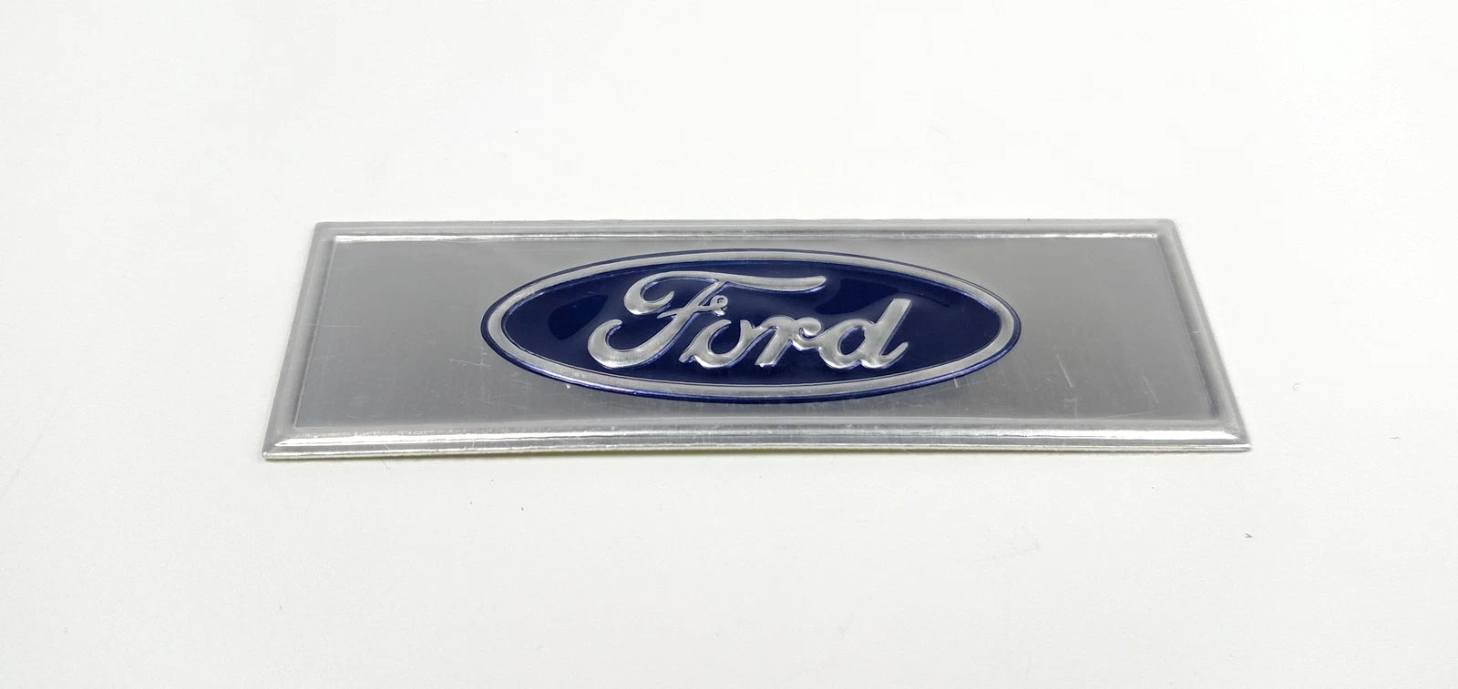 Sill Scuff Plate Blue Metal Decal Emblem Replacement for Ford Bronco (1966–1977)