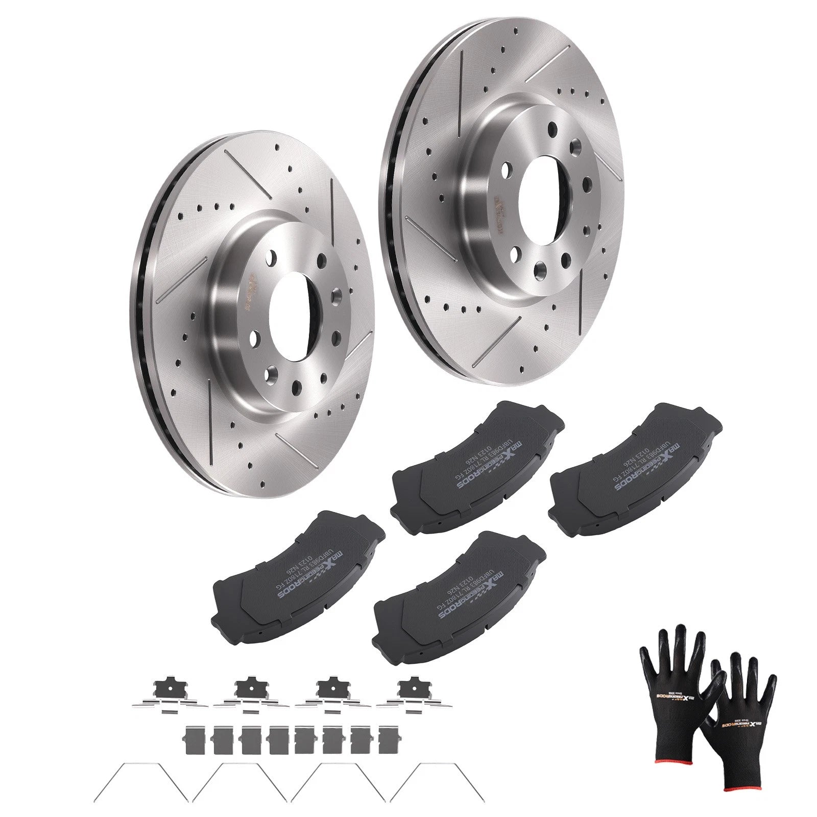 Front Brake Rotors & Ceramic Pads Kit for Lincoln MKZ/Zephyr (2006–2012) S54142