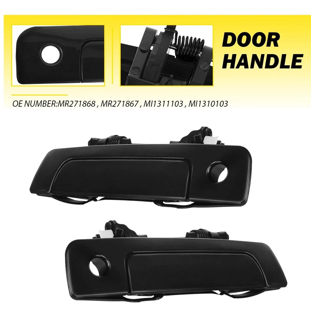 2X Outside Front Door Handle for Mitsubishi Eclipse Galant Mirage (1995–2005)