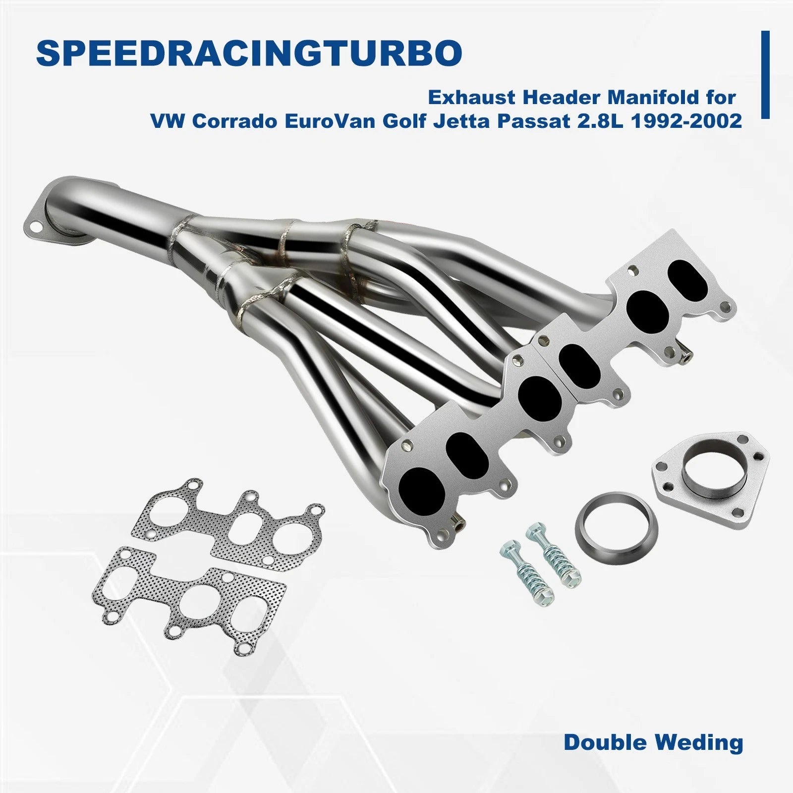 Exhaust Manifold Headers for Corrado EuroVan Golf Jetta Passat 2.8L (1992–2002)