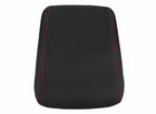 Leather Console Lid Pull Over Armrest Cover for VW Passat (2011–2018) Red Stitch