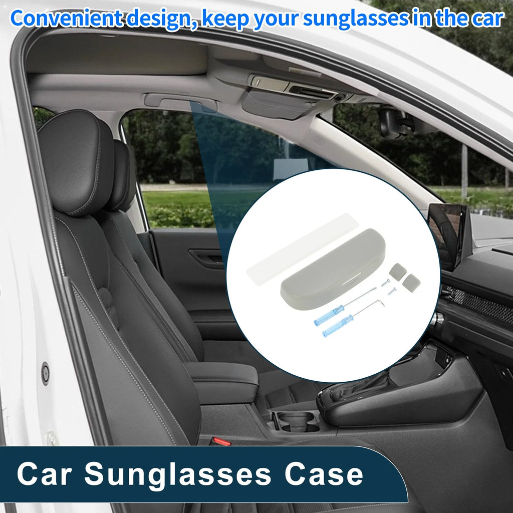 Set of 1 Car Sunglasses Case for Ford Puma MK2 ST Line X (2020–2025) ABS Gray