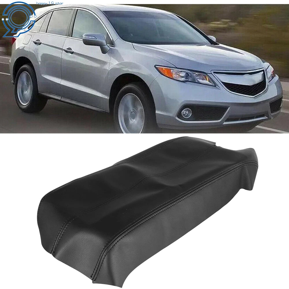 Microfiber Leather Center Console Lid Armrest Cover for Acura RDX (2007–2012)