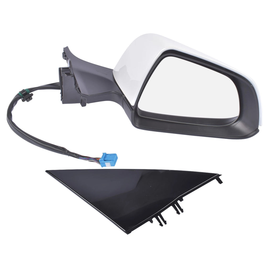 Right Passenger Rear View Mirror for Tesla Model 3 (2017–2023) - Power Fold, Heated, White