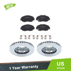 Set of 2 Front Disc Brake Rotors + Brake Pads for Honda Accord (1998–2002) P-465