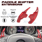 Alloy Paddle Shifter Extension Accessories for Mercedes-Benz C E GLA CLA (2015-2025)
