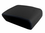 Leather Console Lid Armrest Cover for Jeep Grand Cherokee (2005–2010) Blue Stitch