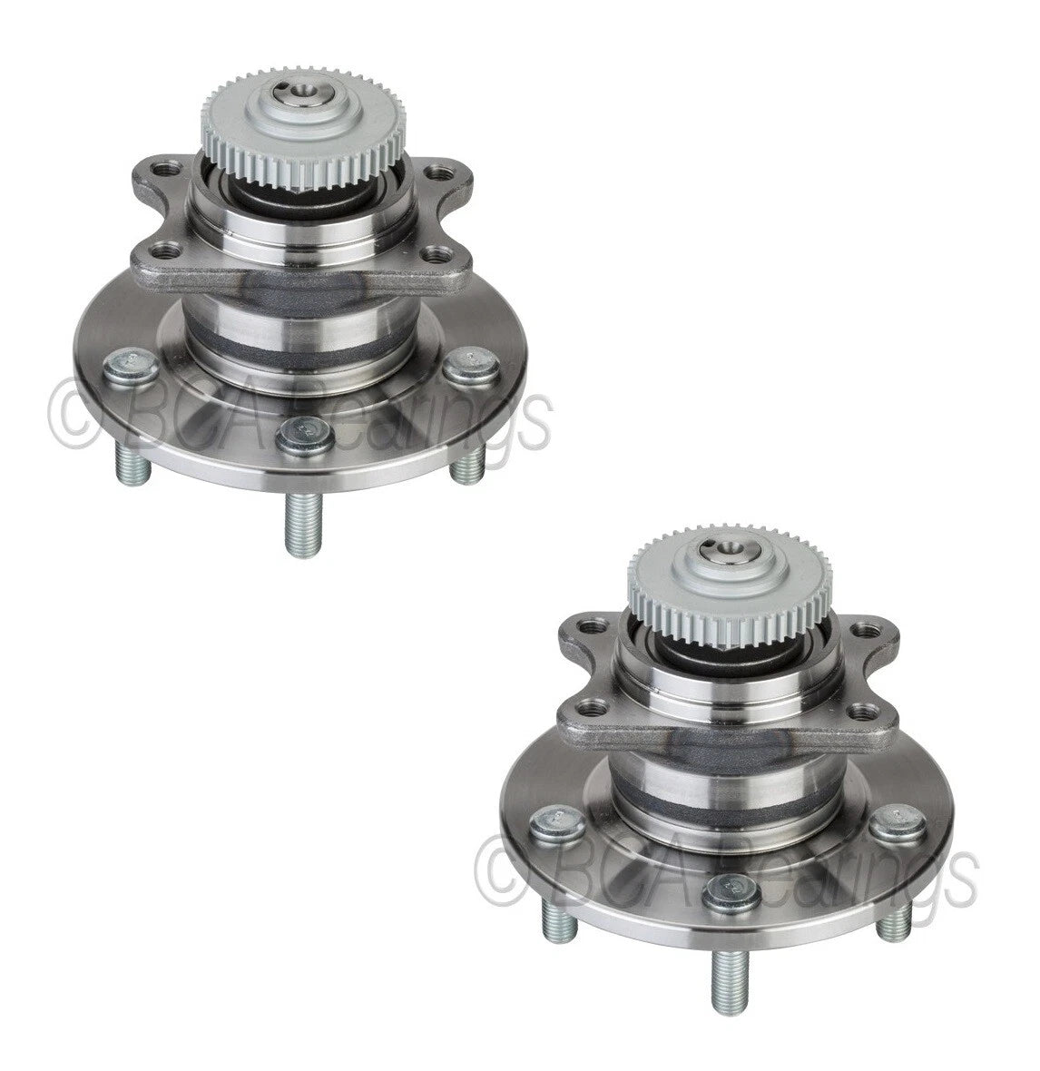 Set of 2 Rear Wheel Bearing and Hub Assemblies for Azera Amanti Rondo (2006–2011)