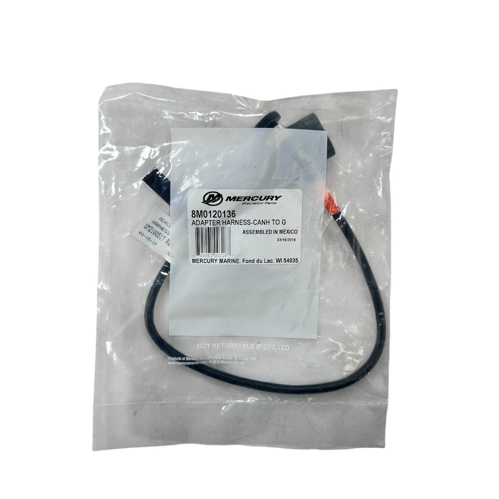 Marine CAN H to GTC Connector Adapter Harness for Mercury (OEM)