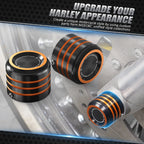 Set of 2 Front Rear Wheel Axle Nut Cover Caps for Harley Iron 883 (2008–2022)