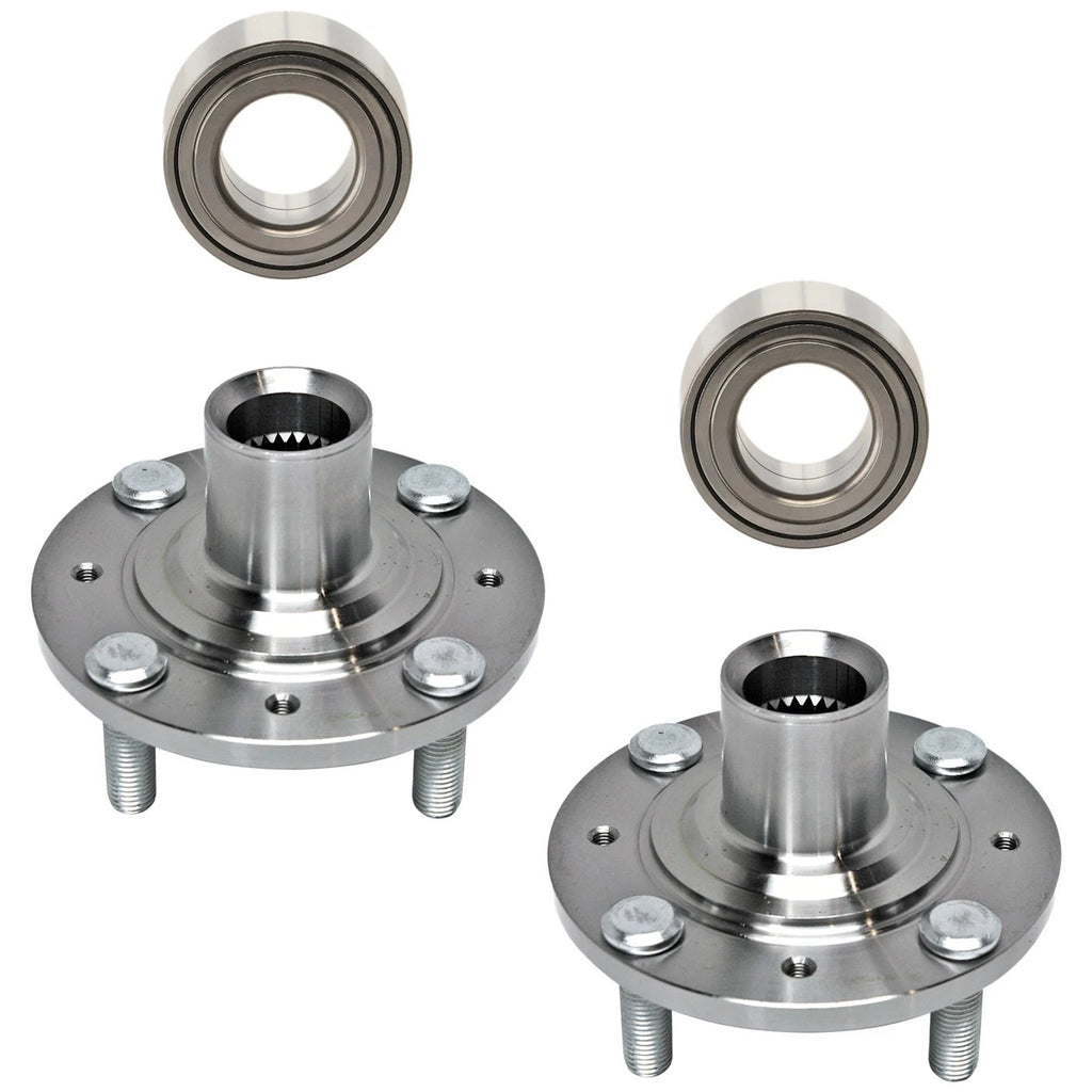 2X Front Wheel Hubs for Honda Civic