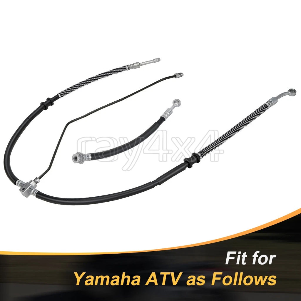 Front Brake Hose Line w/ Pipe Kit for Yamaha Raptor 660R (2001–2005)