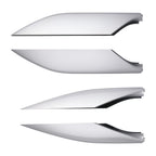 Set of 4 ABS Roof Rack Rail Covers for Lexus GX470 (2003–2009) Silver
