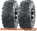 Set of 2 WANDA ATV Tires 20X7-8 /6PR for Bombardier Quest 90 (2004)