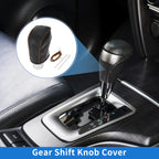Gear Shift Knob Cover for Volkswagen Golf (2015–2019) Pebbled Black Brown