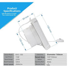 4 Inch Bathroom Exhaust Fan Waterproof Silent 40dB Operation