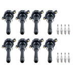 8pcs Ignition Coils + Spark Plugs for BMW 840Ci E31 (1996–1997) UF354