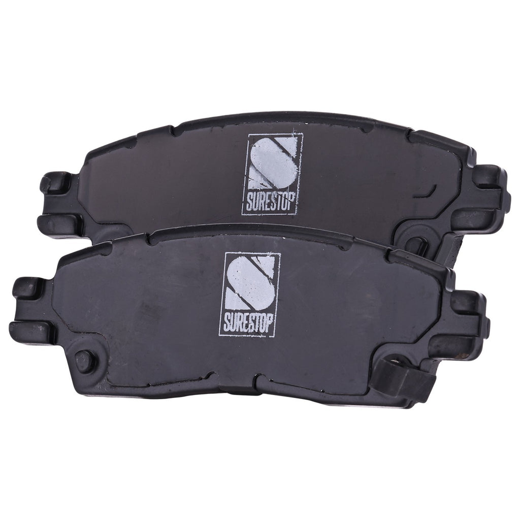 Set of 4 Rear Semi-Metallic Brake Pads for Chevrolet Trailblazer (2002–2009)