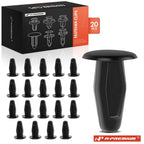 20Pcs 7mm Nylon Retaining Clip Fastener for Nissan Sentra