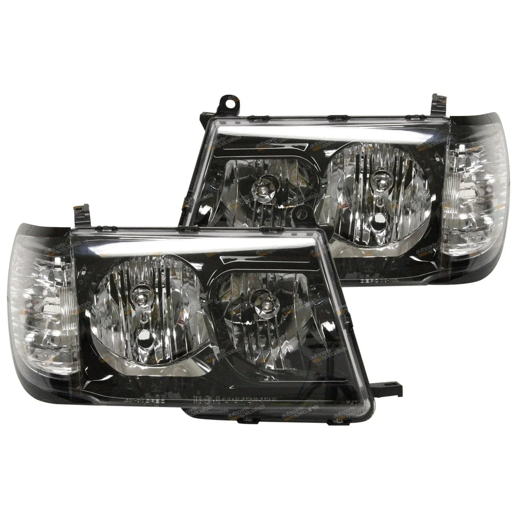 Altezza BLACK HeadLights Pair for Toyota Landcruiser (1998–2005)