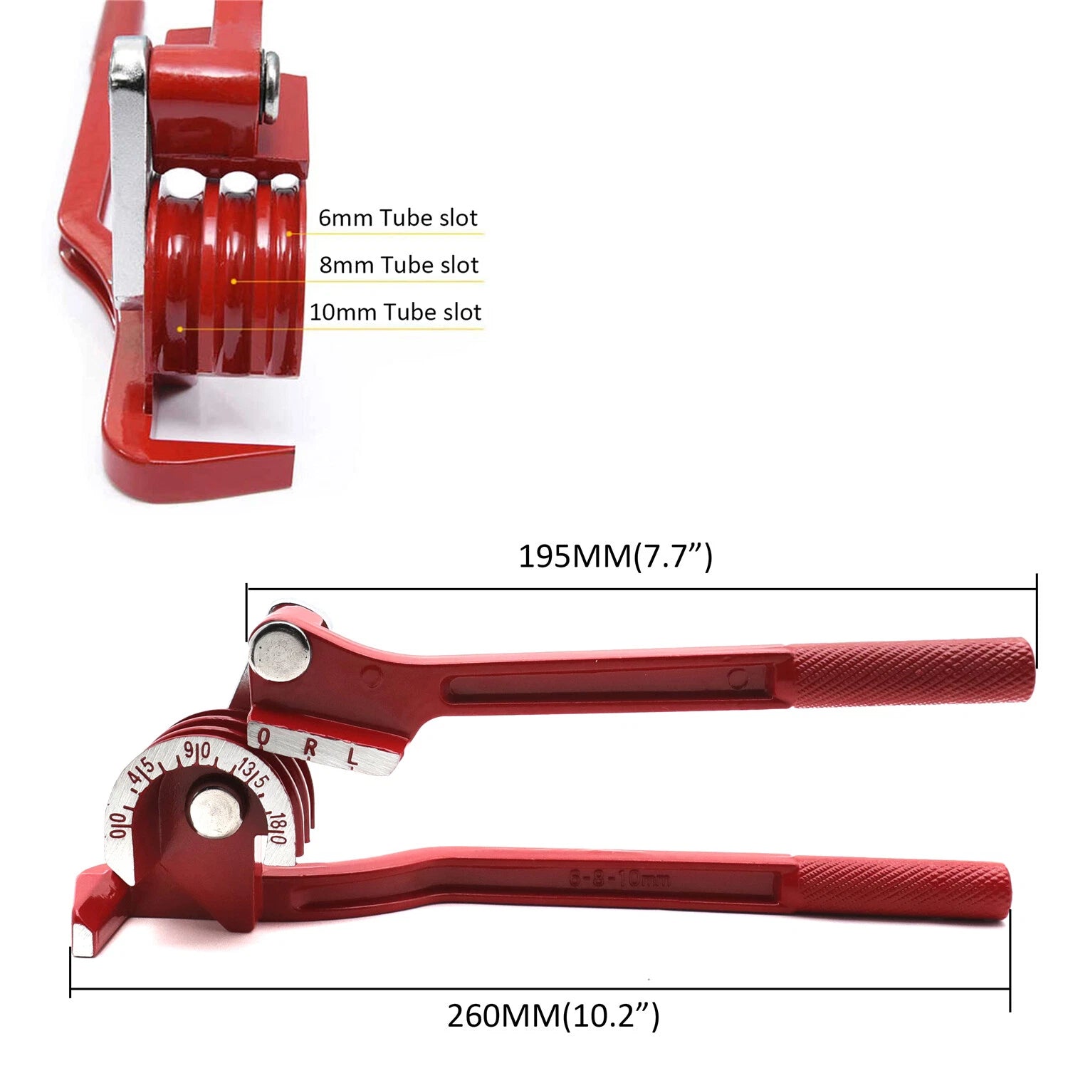 3-in-1 Tubing Bending Tools for Copper Aluminum (1/4, 5/16, 3/8)