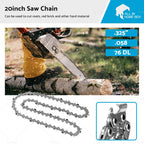 Tungsten Carbide Chain .325 058 76DL for SX52 SX62 SX66 (52cc–66cc)