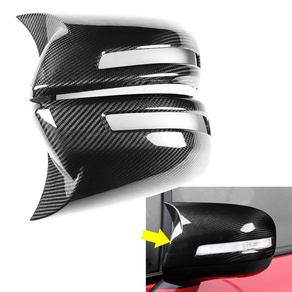 Dry Carbon Fiber Side Door Rearview Mirror Cover for Honda Civic (2012–2015)