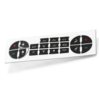AC Dash Button Repair Kit Decal Stickers for Chevrolet Tahoe