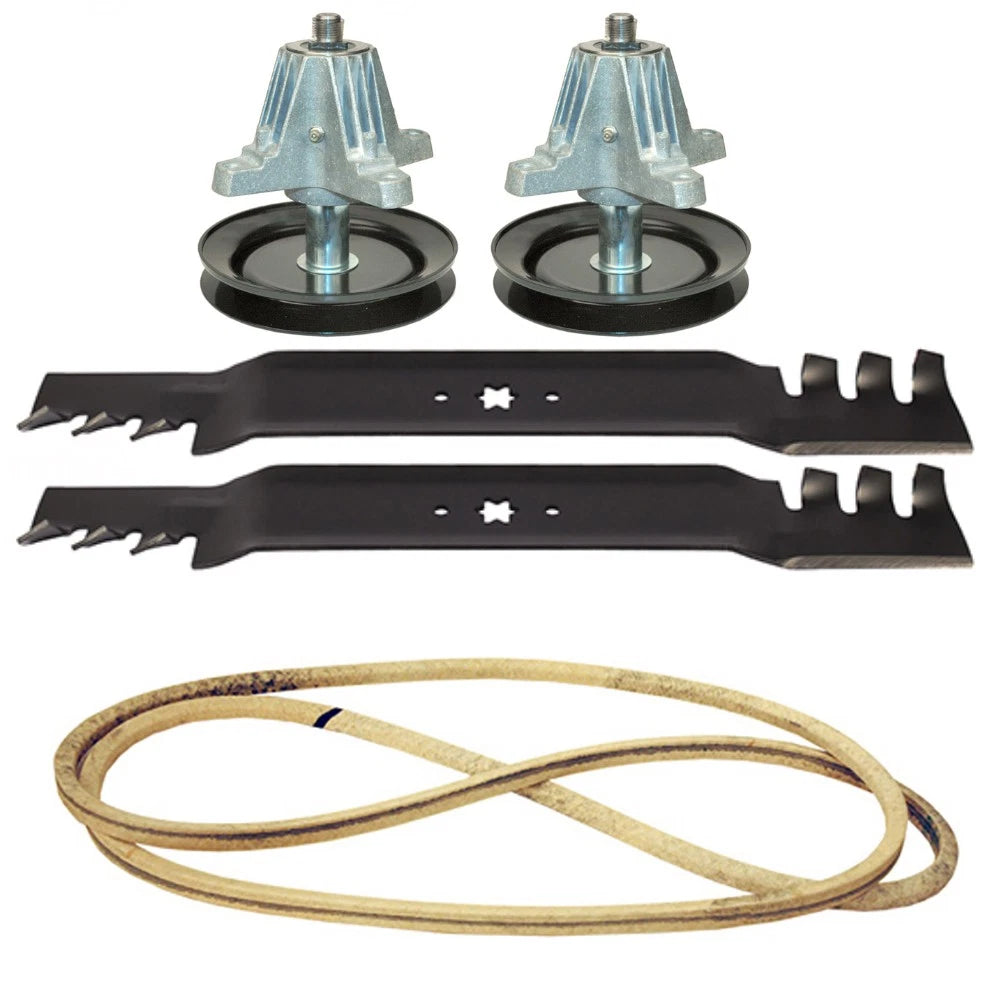 Spindle Assembly & Blade Belt Kit for Troy Bilt (Replaces 742-0616)