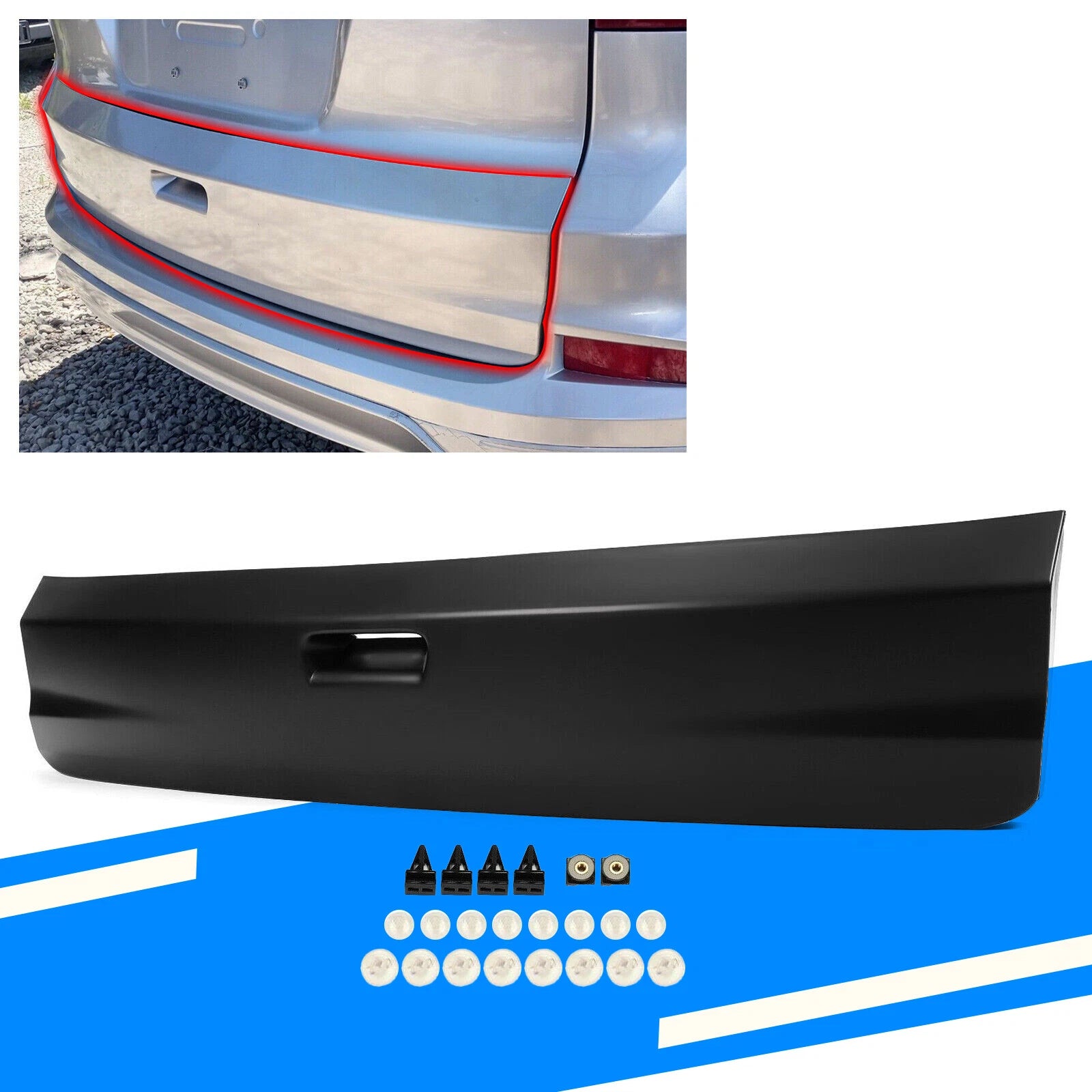 Lower Tailgate Molding Trim for Honda CR-V (2015–2016)