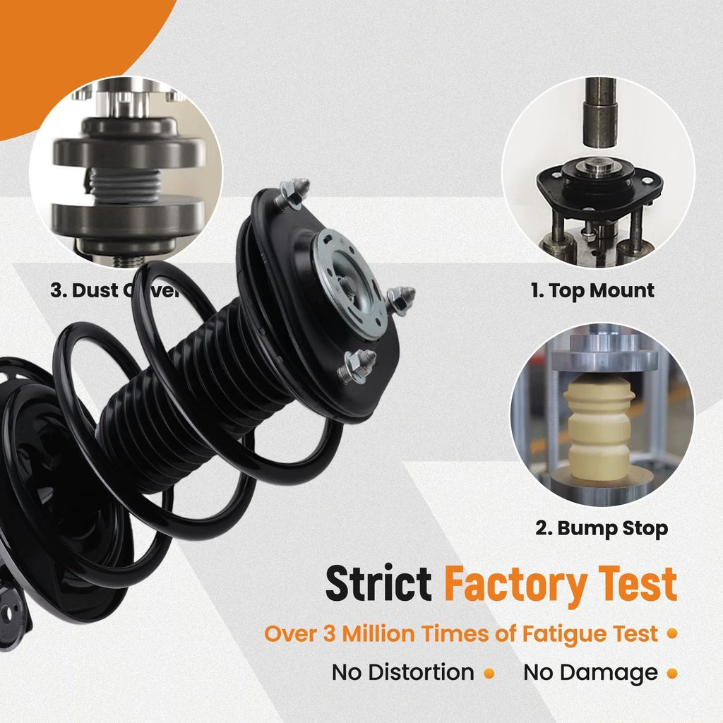 Front Struts & Rear Shocks & Sway Bar Links for Toyota RAV4 (2006–2012)