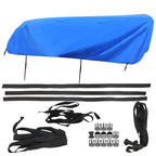 17FT-20FT Heavy Duty Blue Boat Cover for Protection Against Rain, Snow, Dust