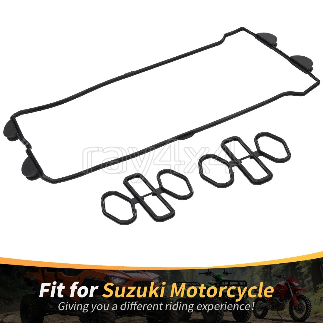 Cylinder Head Valve Cover Gasket for Suzuki GSX-R600 GSX-R750 (2001–2008) 11173-01H00 11178-01H00