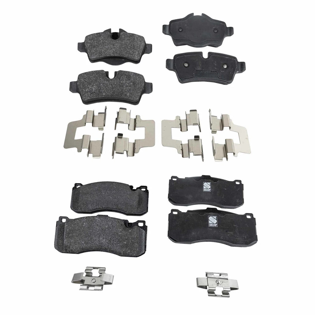 Set of 4 NAO Brake Pads for Mini Cooper (2013)